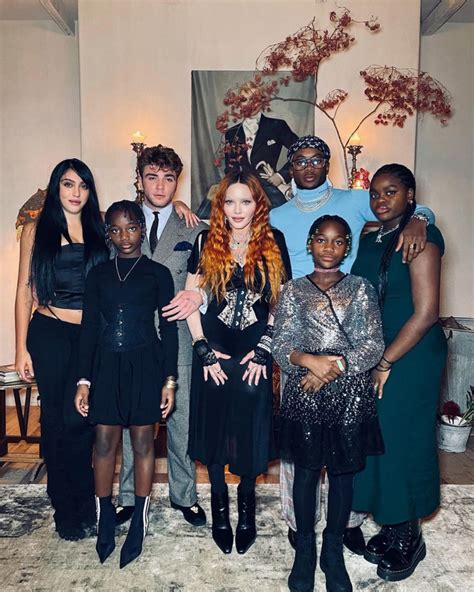 madonna girls|Madonna Poses With All 6 Kids in Rare Family Photo From Italian ...